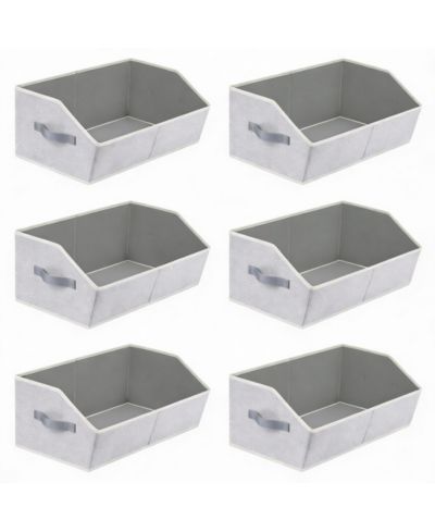 Складные контейнеры для хранения YIGII Fabric Storage Bins с ручками