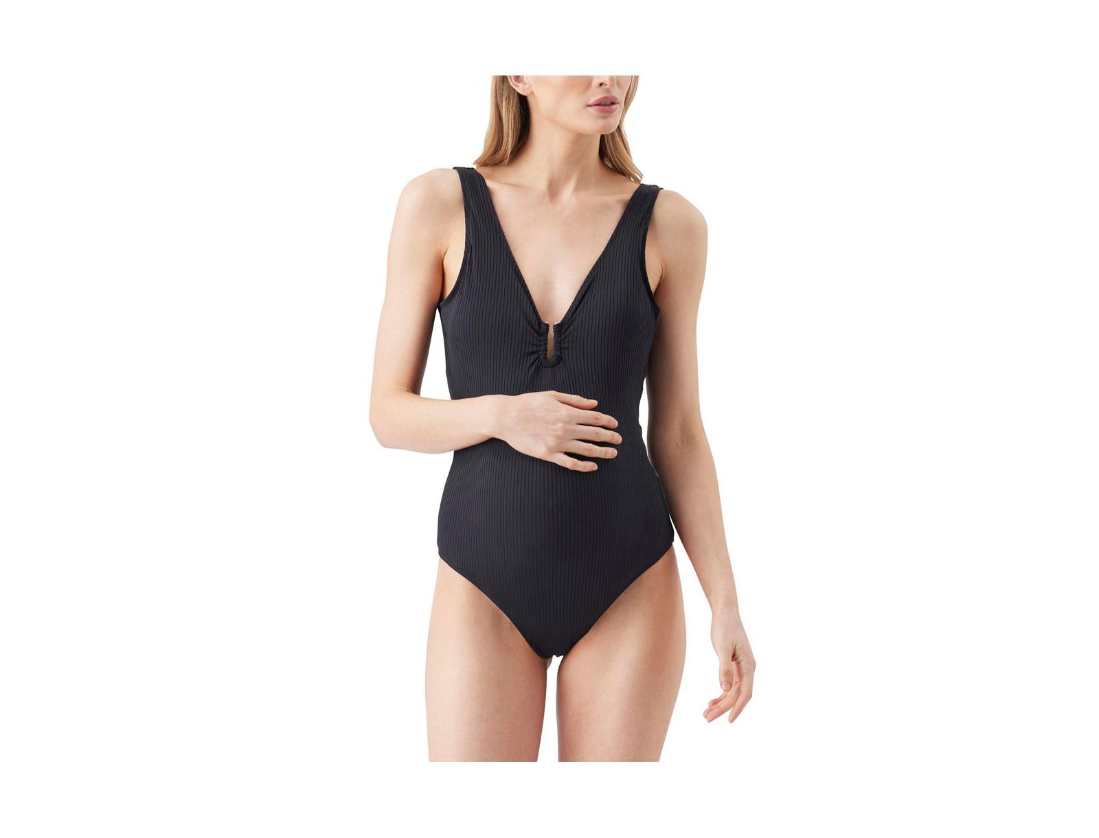 Ripe Maternity Women's Maternity Havana Rib One Piece Swimsuit