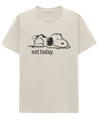 Футболка Hybrid Apparel Men's Snoopy Not Today с круглым вырезом