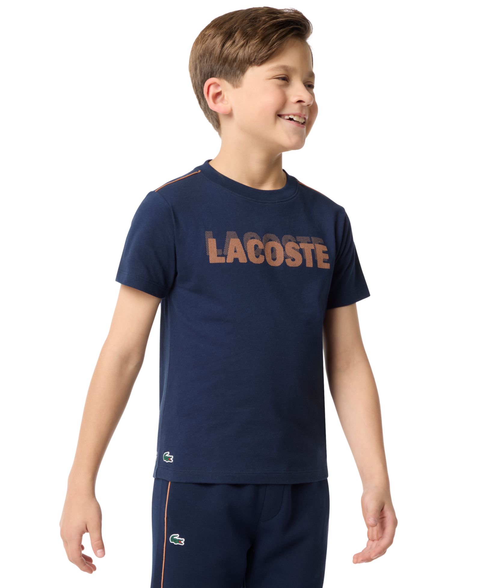 Lacoste Детская футболка с графическим принтом, 10-16