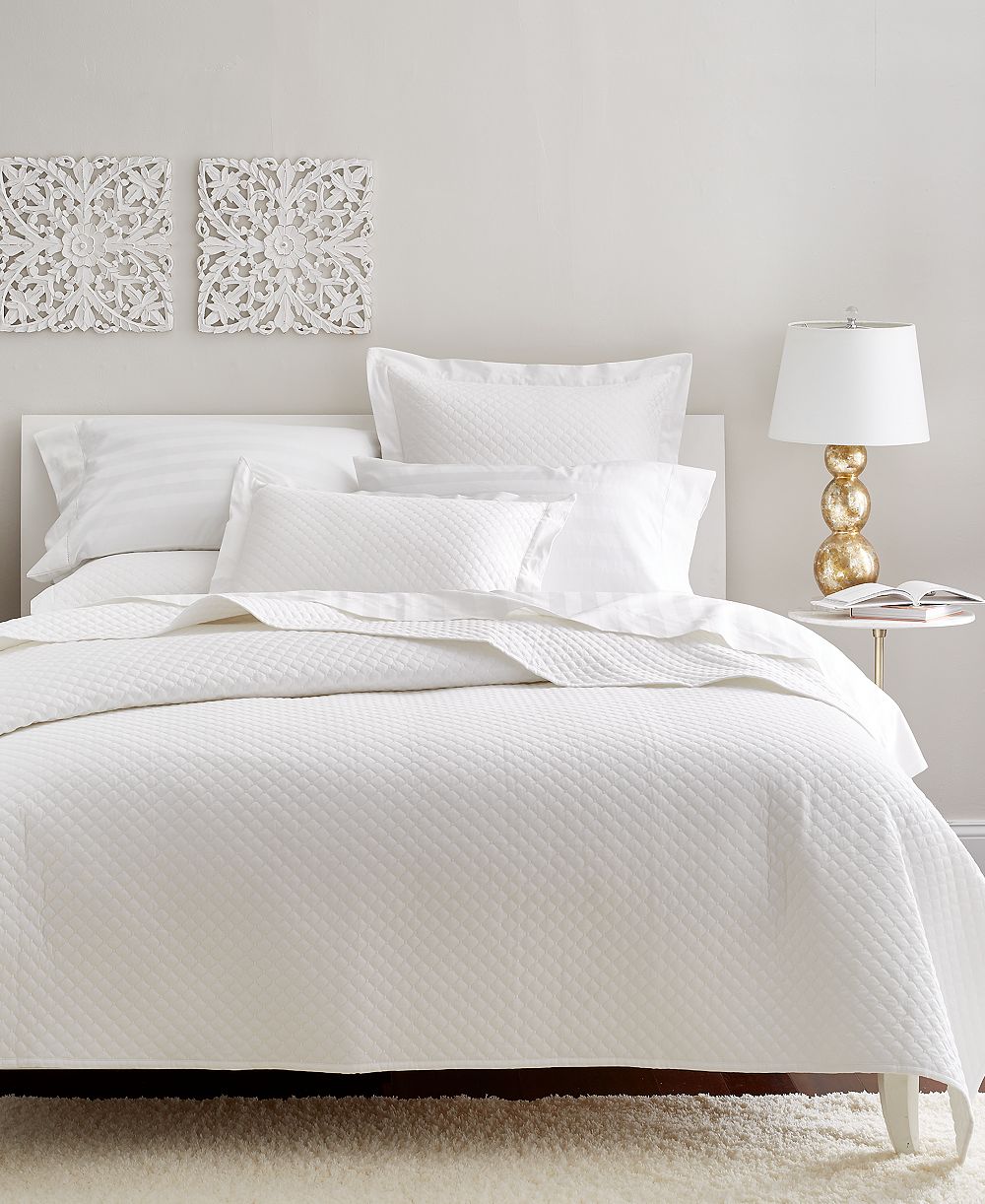 Комплект покрывал Charter Club Quilted Cotton 3-Pc. King