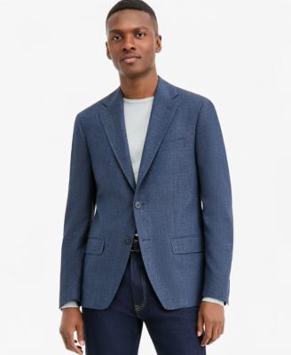 Calvin Klein Мужской приталенный спортивный пиджак с текстурой