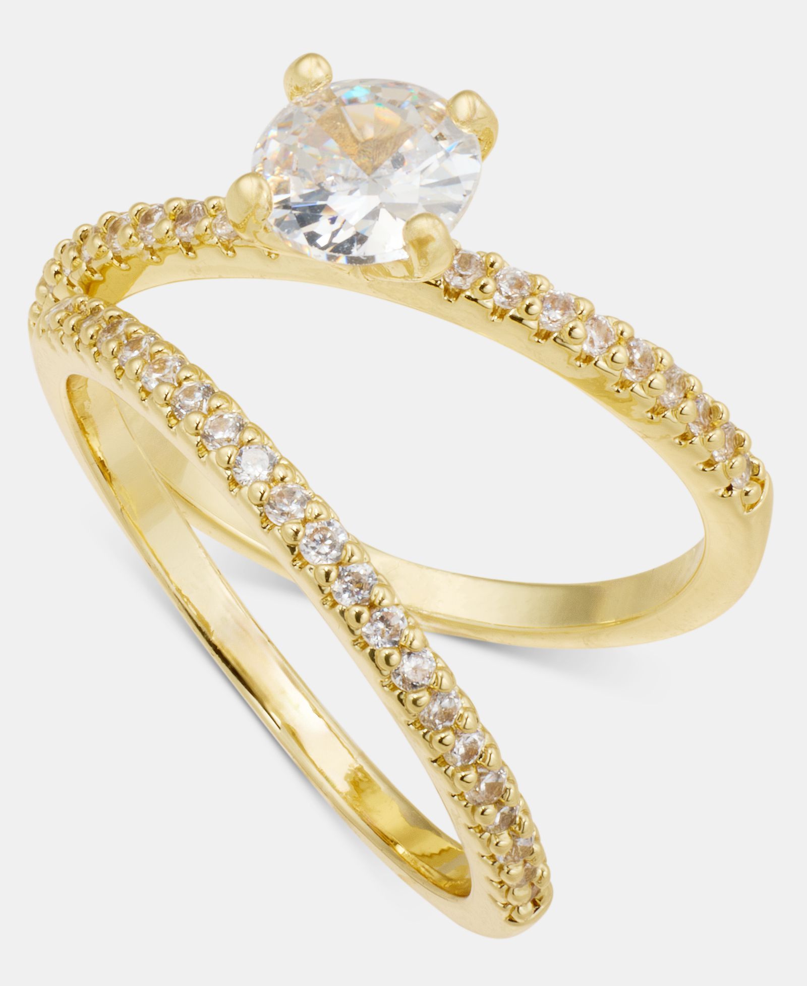 Charter Club Cubic Zirconia Pavé Ring Set, Macy's Exclusive