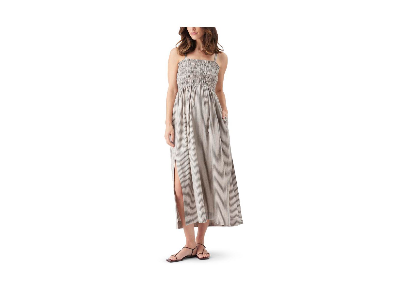 Платье Ripe Maternity Leo Stripe Shirred