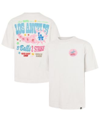 '47 Brand Men's and Women's Cream Los Angeles Dodgers Turnpike Chuck Foundation T-Shirt