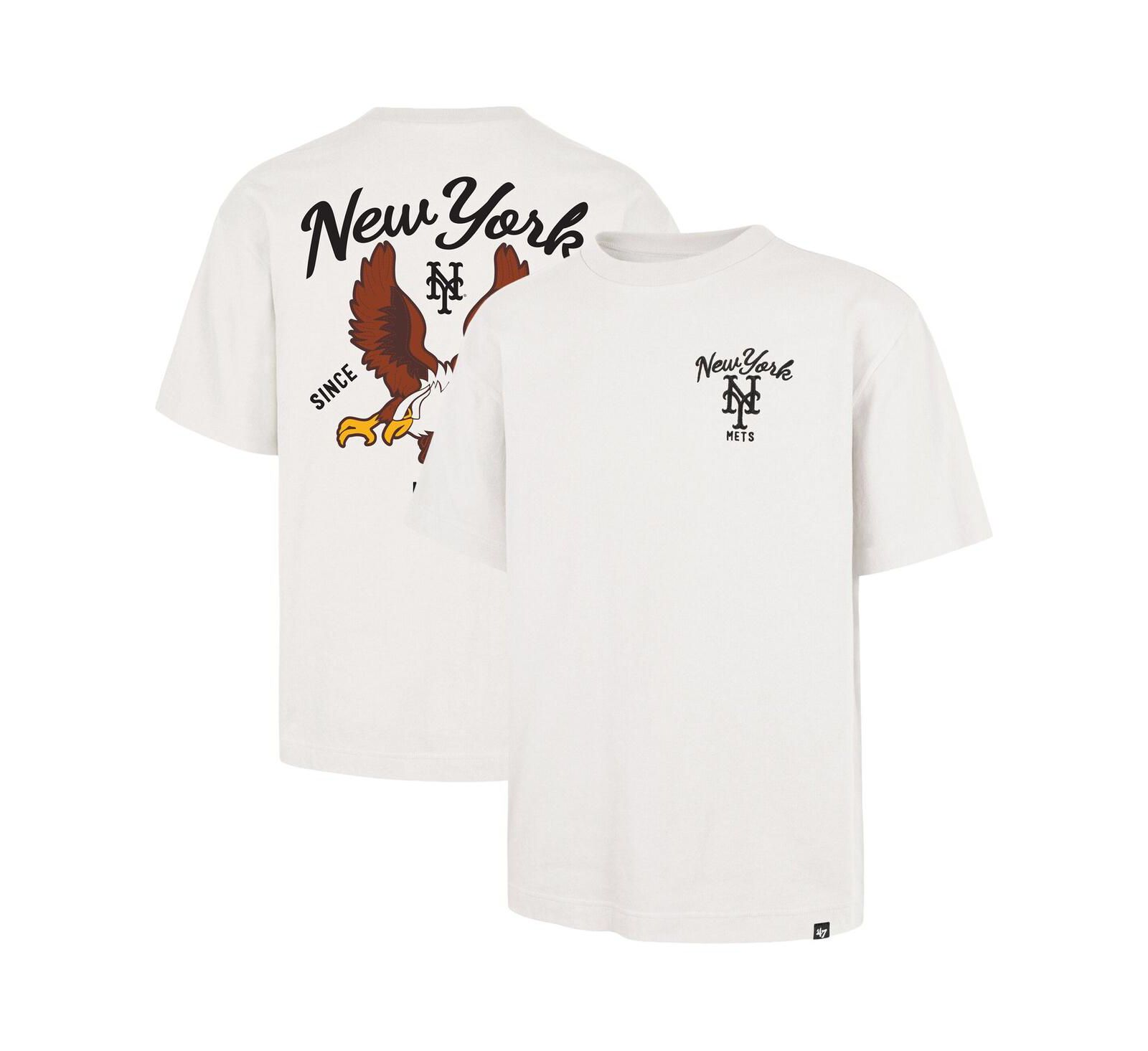 '47 Brand Men's Cream New York Mets Souvenir Eagle Foundation T-Shirt