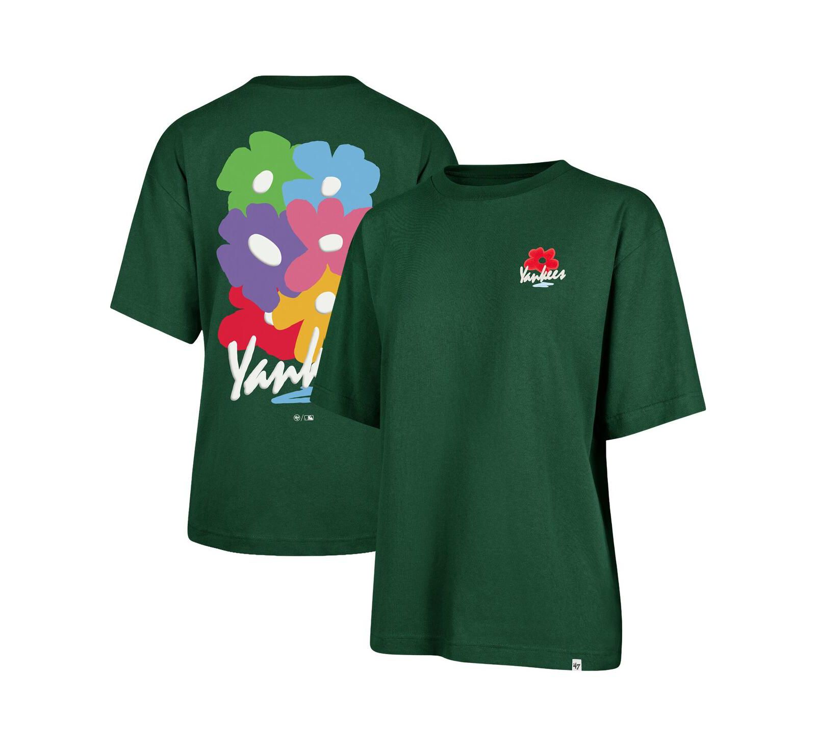 '47 Brand Men's and Women's Dark Green New York Yankees Gallery Foundation T-Shirt