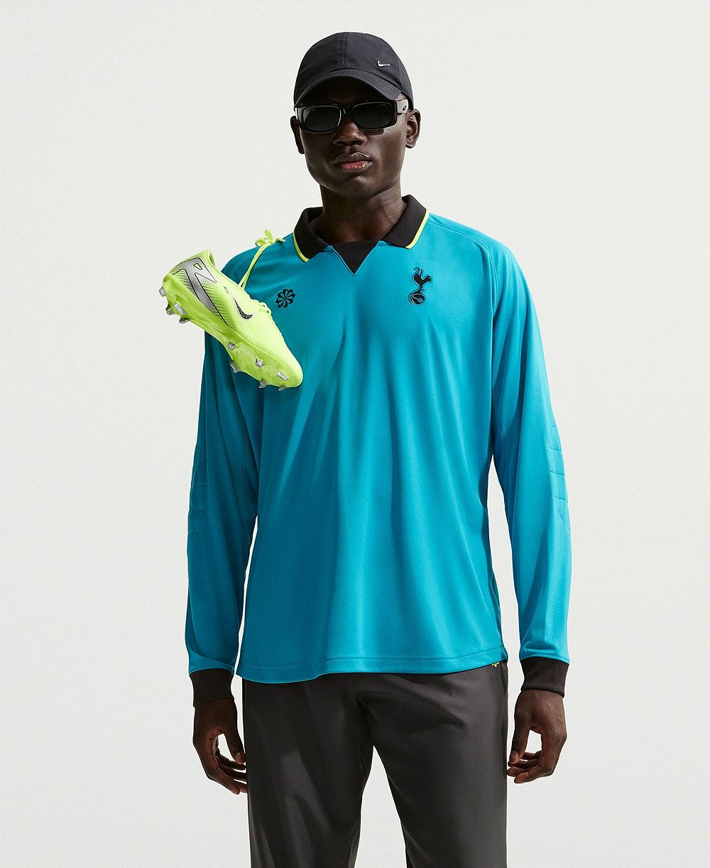 Мужская джерси Nike Teal/Black Tottenham Hotspur Special Edition с длинным рукавом