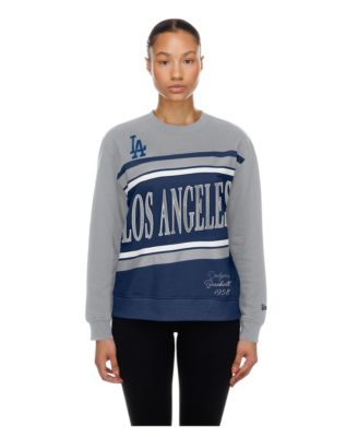New Era Women's Navy/Gray Los Angeles Dodgers Gameday Fleece Sweatshirt