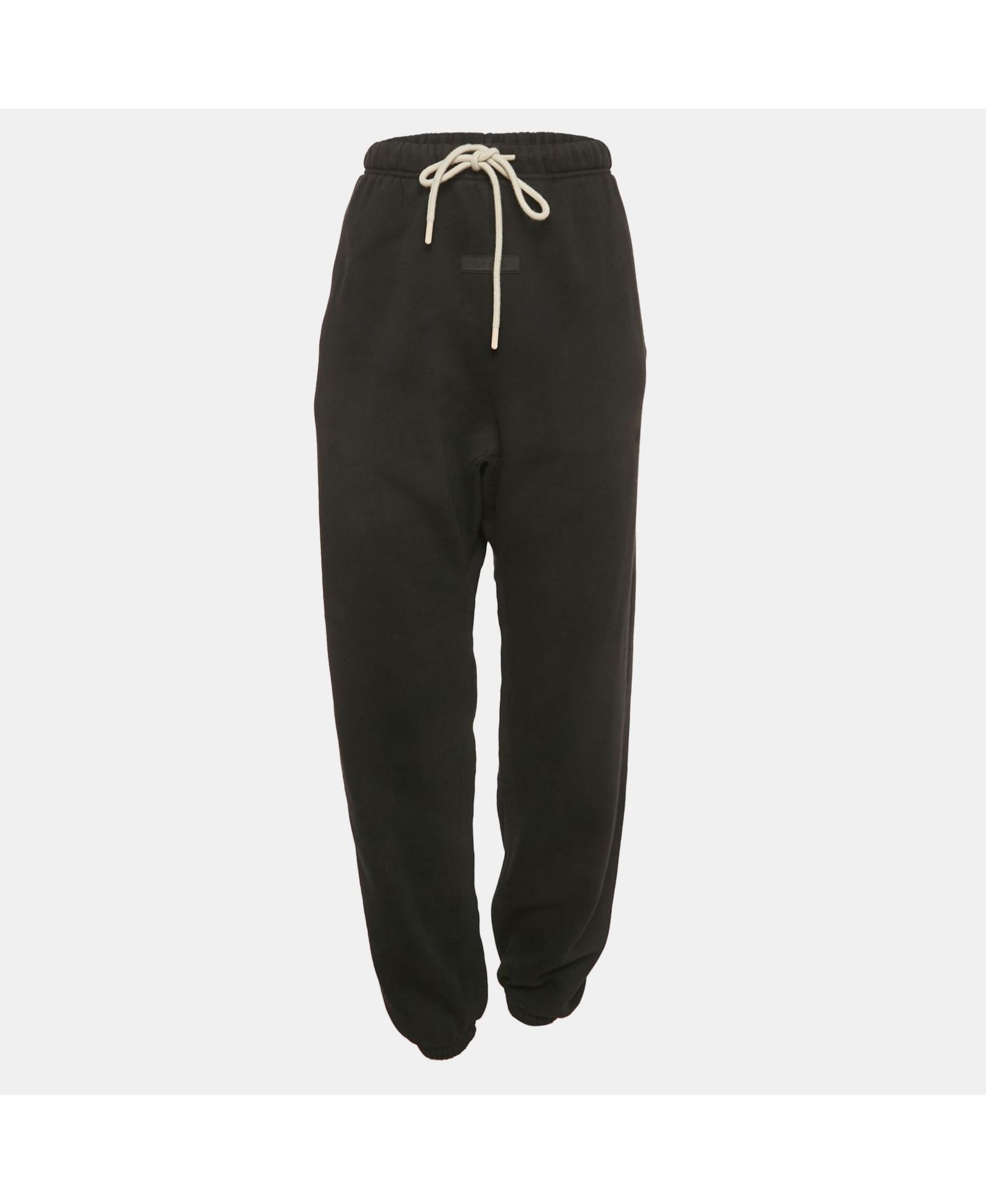 Pre-Owned Fear Of God Men's Black Cotton Sweatpants