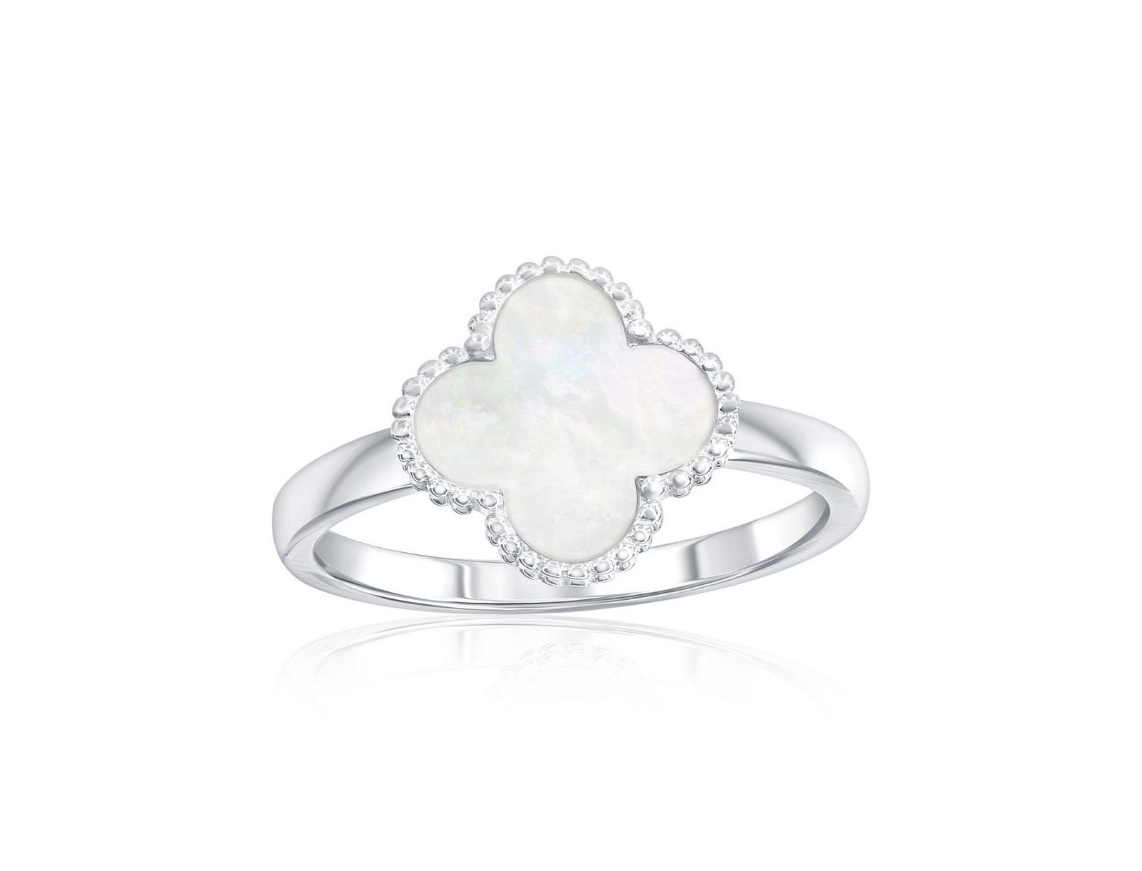 Simona Кольцо с перламутром и серебром Sterling Silver