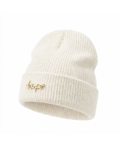 Бини Headbands of Hope Women's Classic Ribbed Knit Ivory