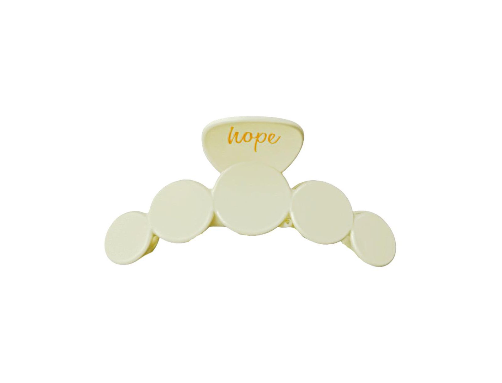 Headbands of Hope Women's Matte Dot Claw Clip - Cream