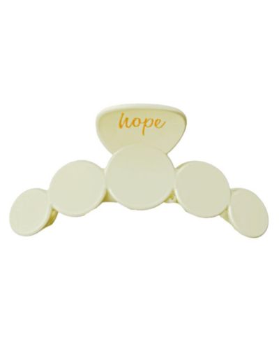 Headbands of Hope Women's Matte Dot Claw Clip - Cream