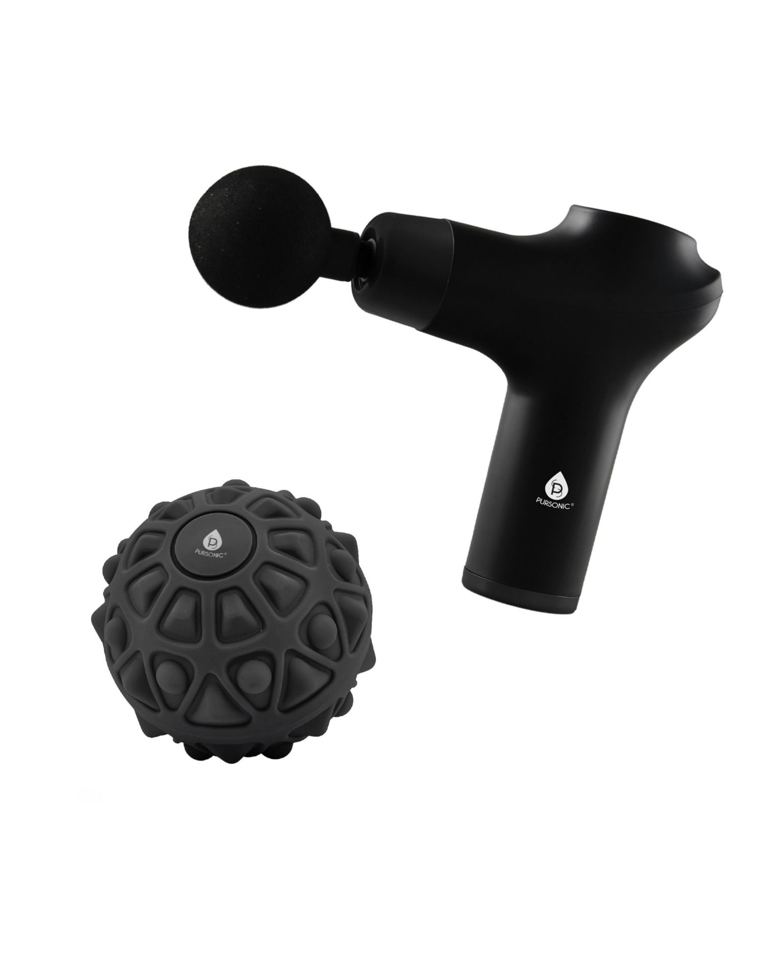 PURSONIC 3-Speed Massage Gun Vibrating Massage Ball