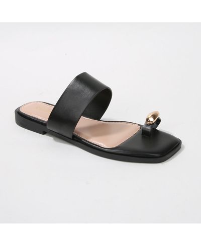 BERNESS Women's Kamila Toe-Loop Slide Sandals