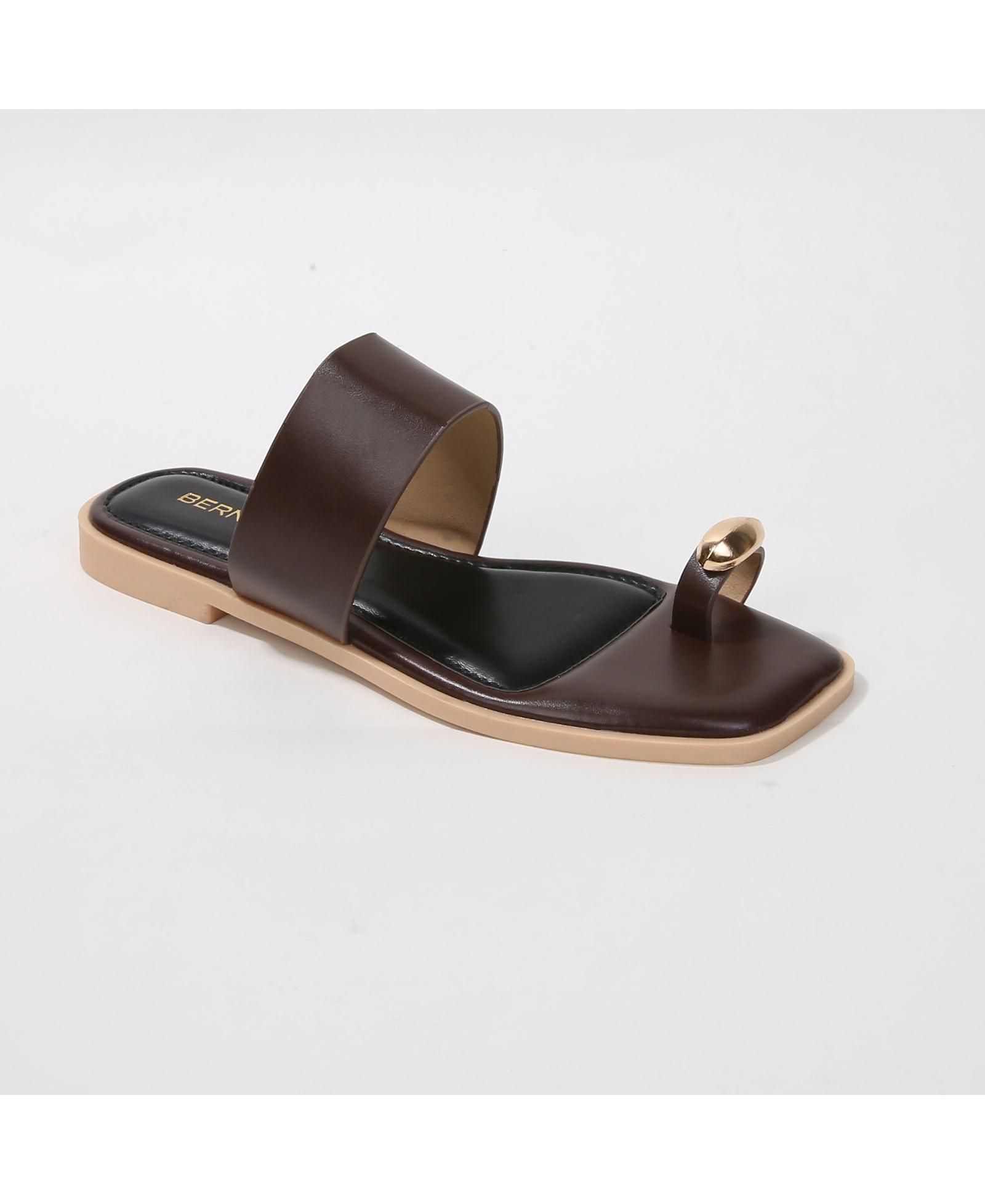 BERNESS Women's Kamila Toe-Loop Slide Sandals