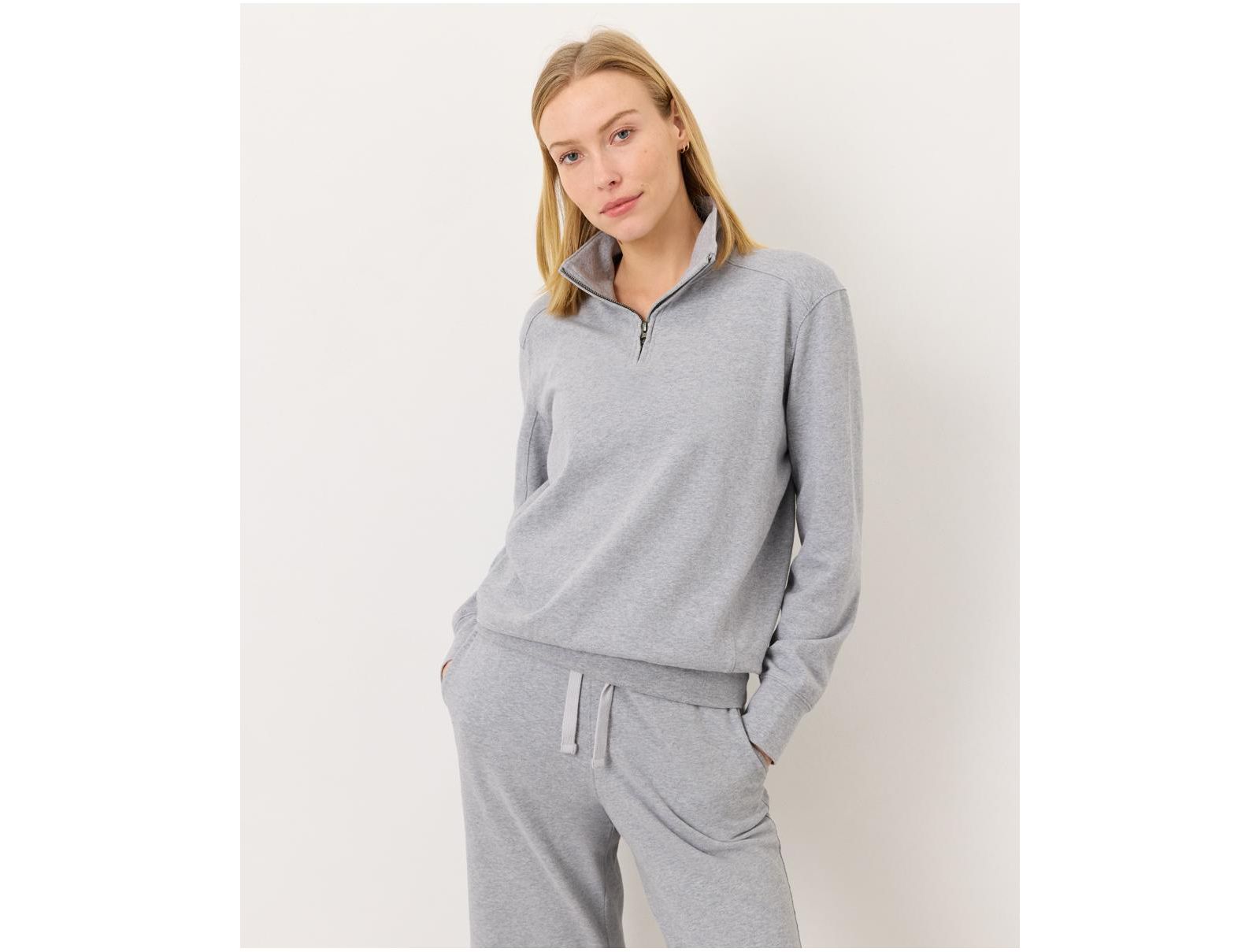 Pact Women's CloudKnit Half Zip Sweatshirts