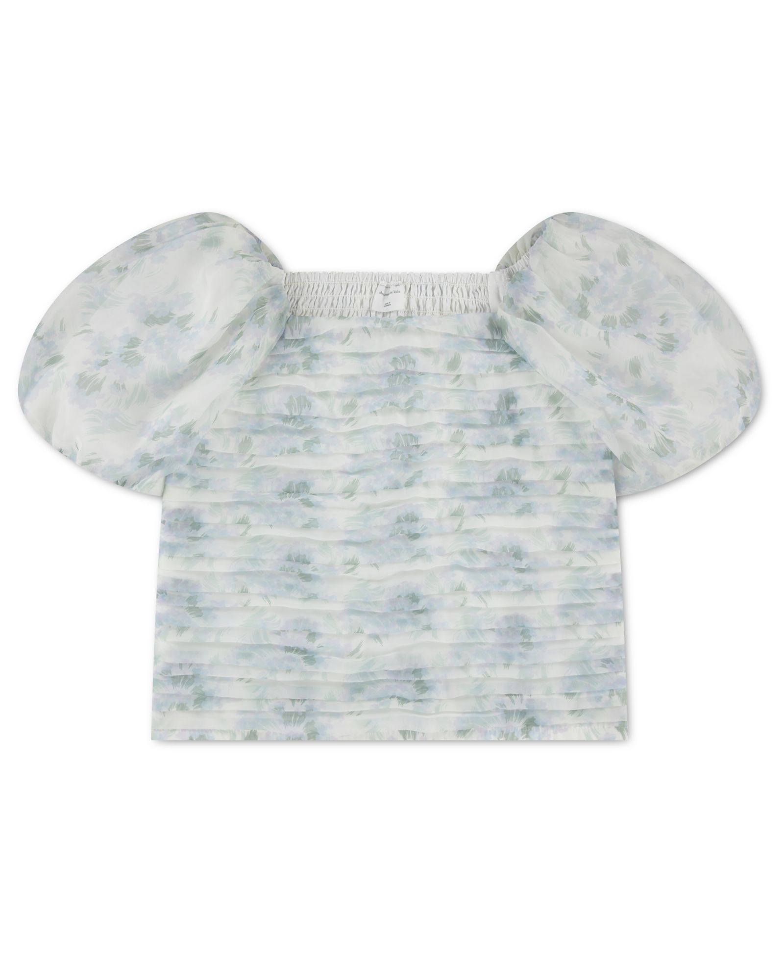 abercrombie kids Женский топ Emerson Organza с пышными рукавами
