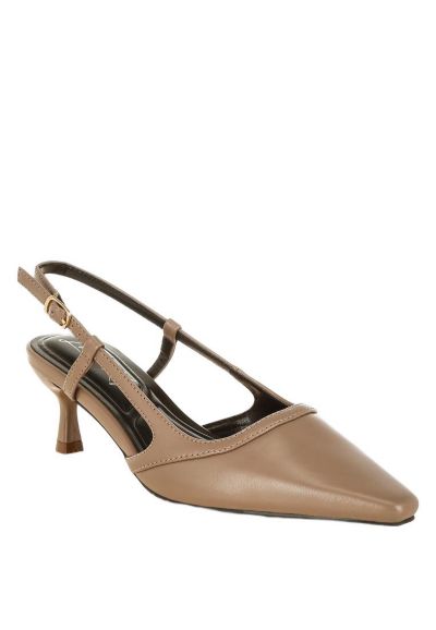 Женские туфли на каблуке London Rag LUXTON Slingback Pin Buckle Kitten Heels
