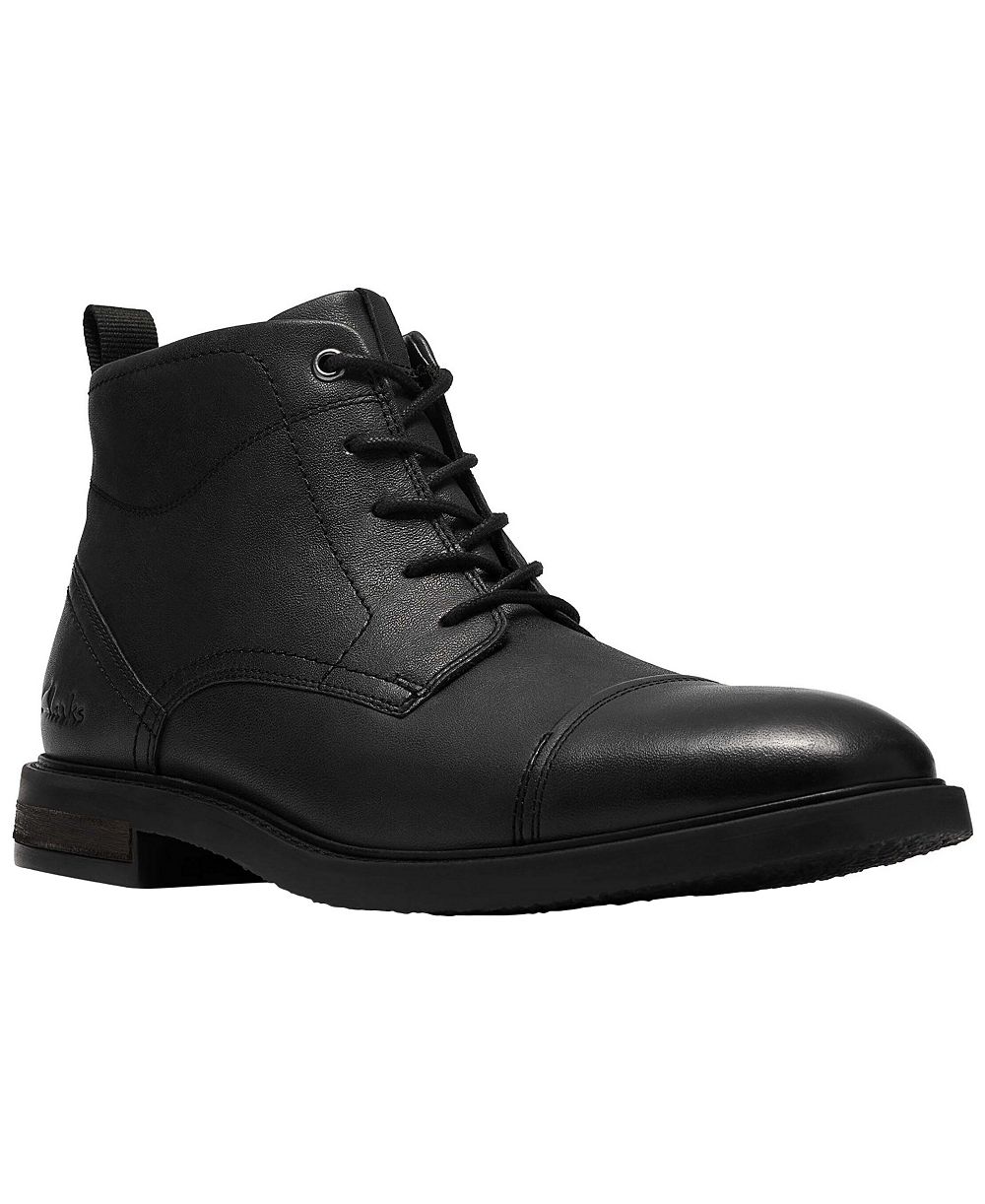 Clarks Men's Jaxen Cap Leather Boots