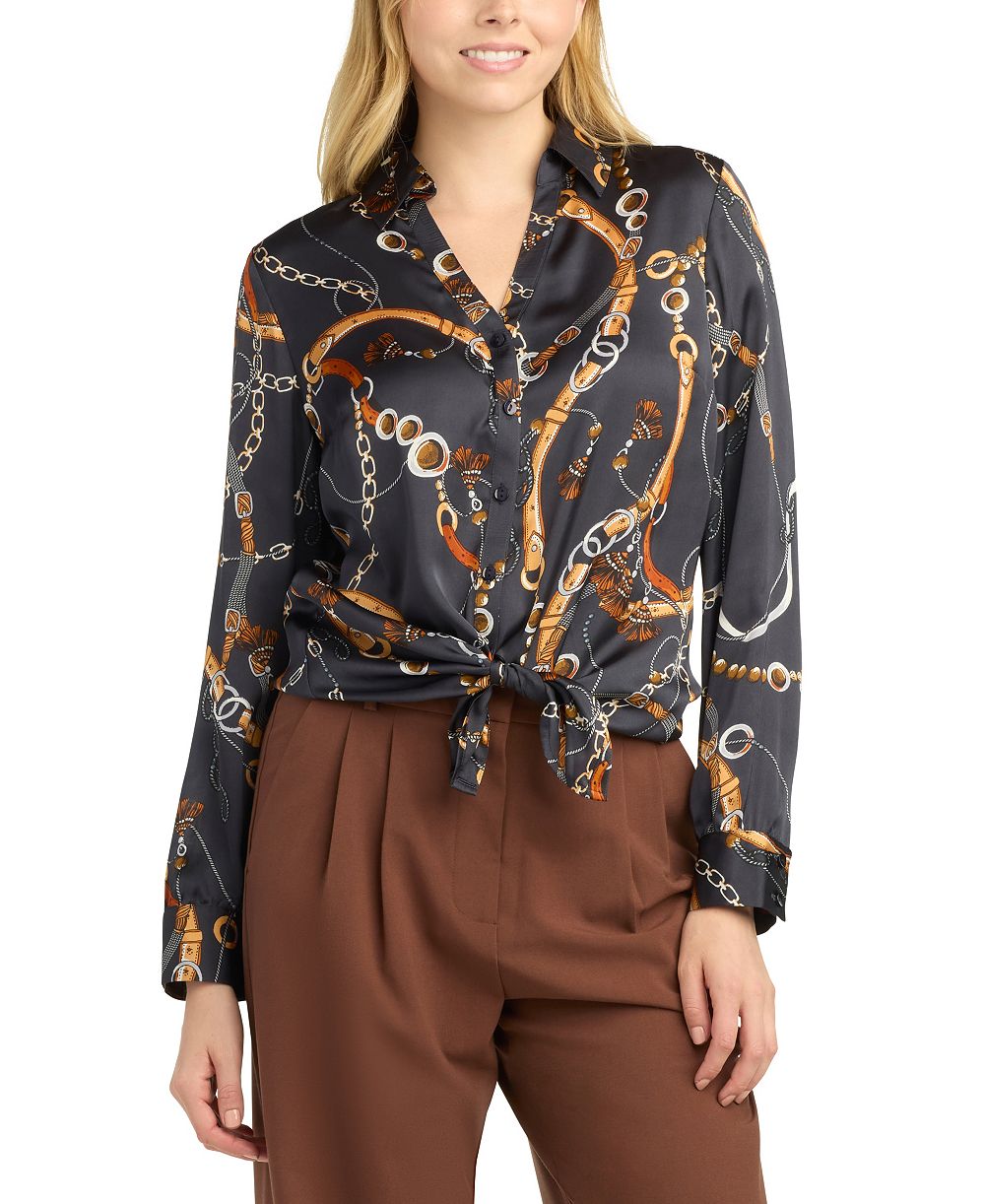 Детский топ BCX Collared Printed Satin