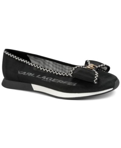 KARL LAGERFELD PARIS Women's Macklin Flat Ballet Flats