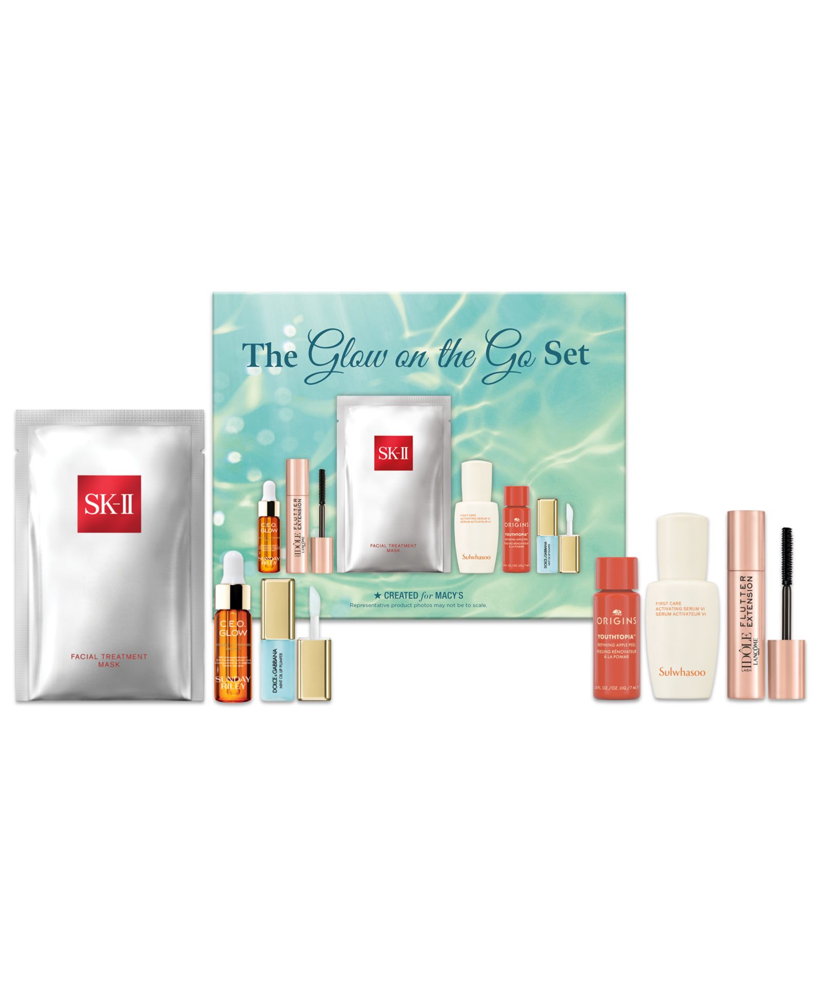 6-Pc. The Glow On The Go Makeup Set, Created For Macy's