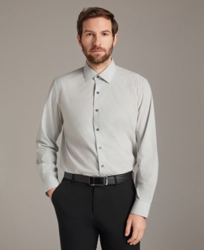 Alfani Men's Regular-Fit Micro Dot Dress Shirt, Macy's Exclusive