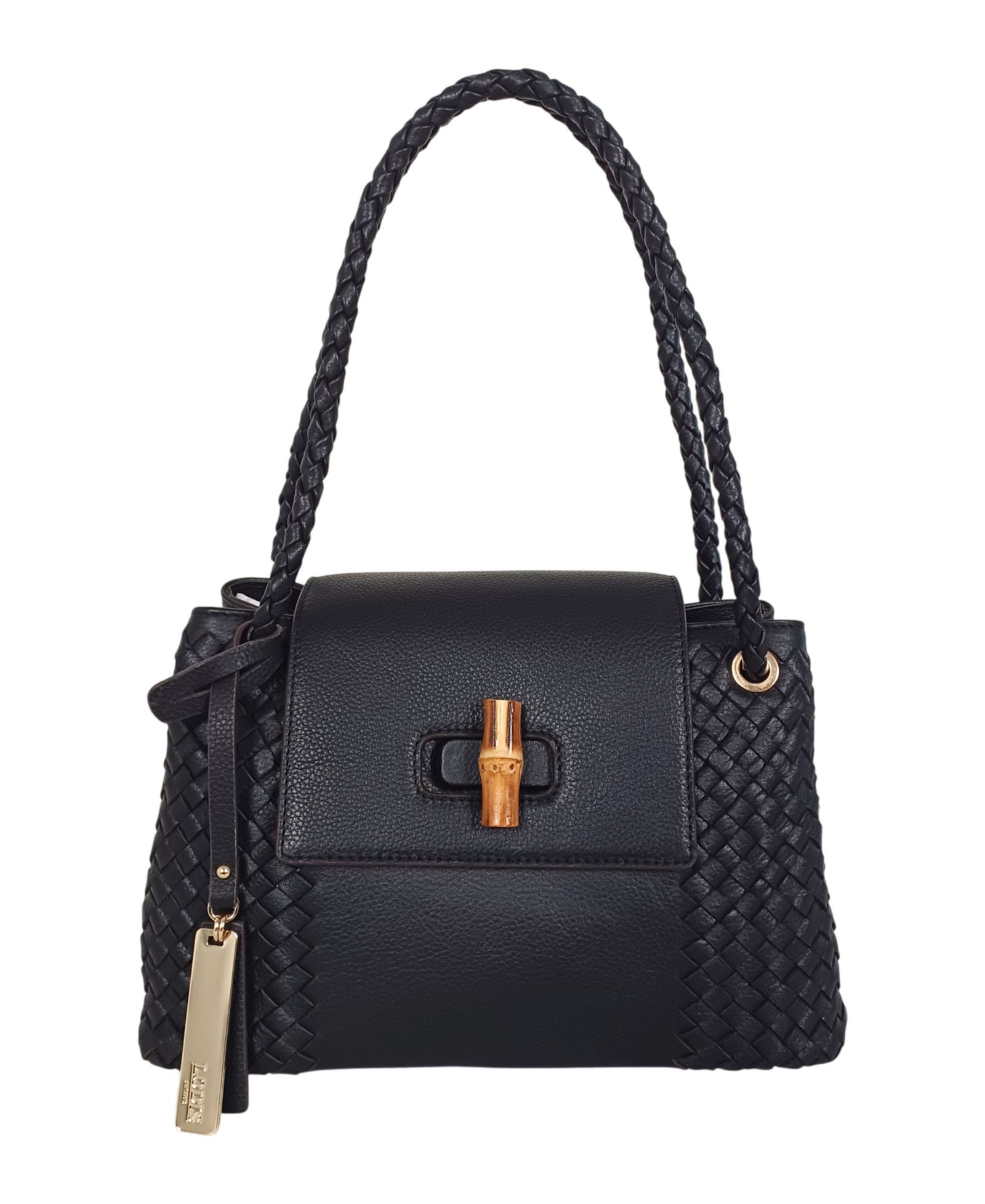 LODIS Sondra Woven Small Satchel Bag