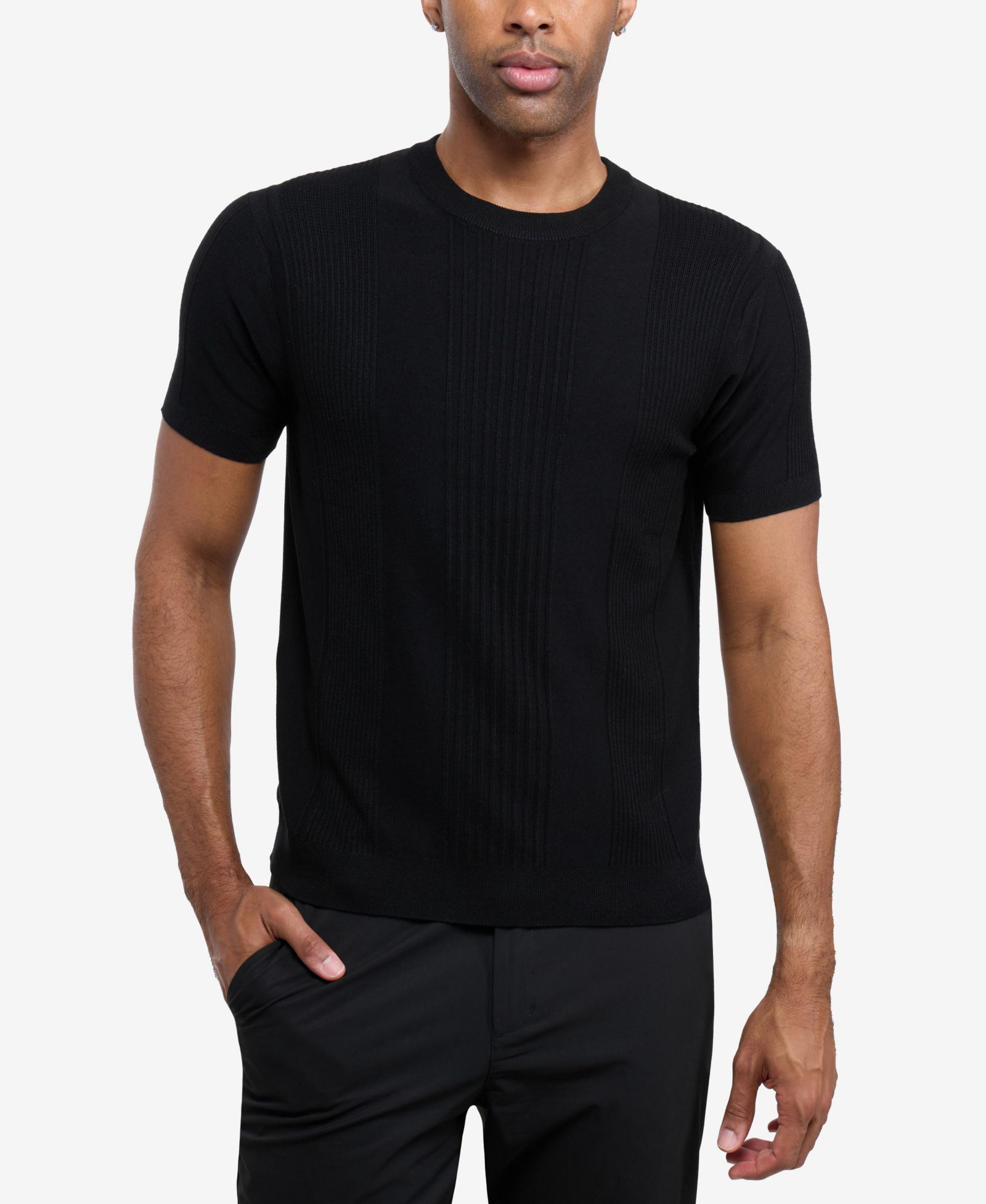 Мужской свитер XRAY Crew Rib Neck с полосками
