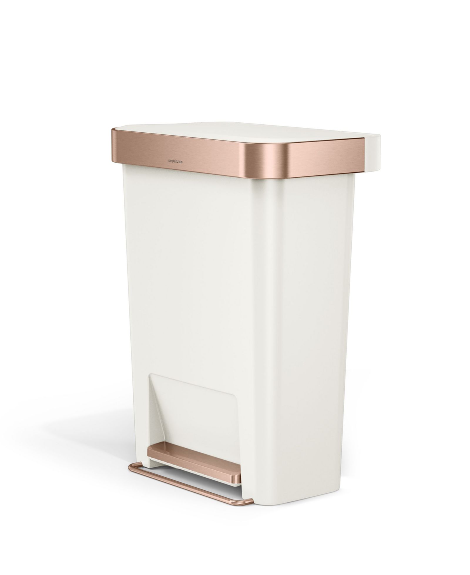 simplehuman 45-Liter Hybrid Rectangular Step Can