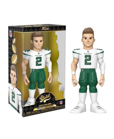 Funko Pop! New York Jets Zach Wilson Gold 12" Action Figure