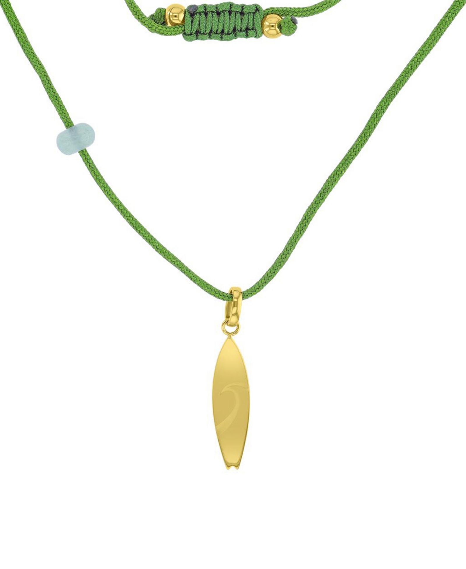 Ожерелье ROXY Waterproof Yellow Surfboard Green Aventurine