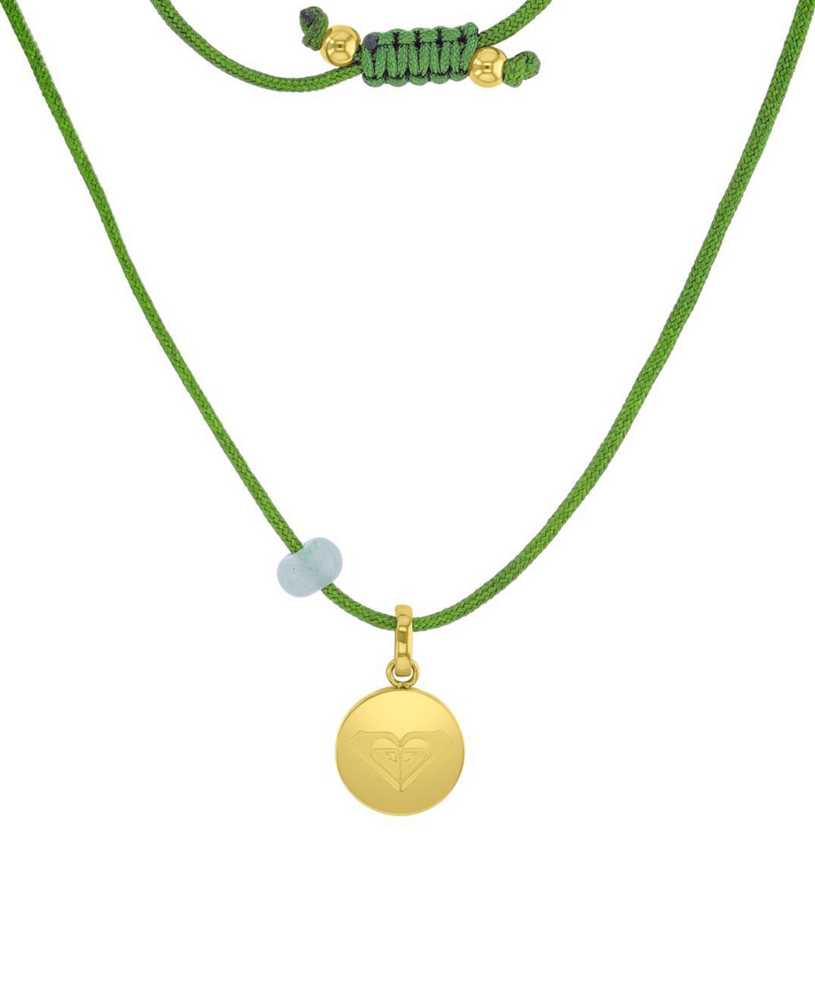 ROXY ожерелье с бусинами Green Aventurine, водонепроницаемое, желтое