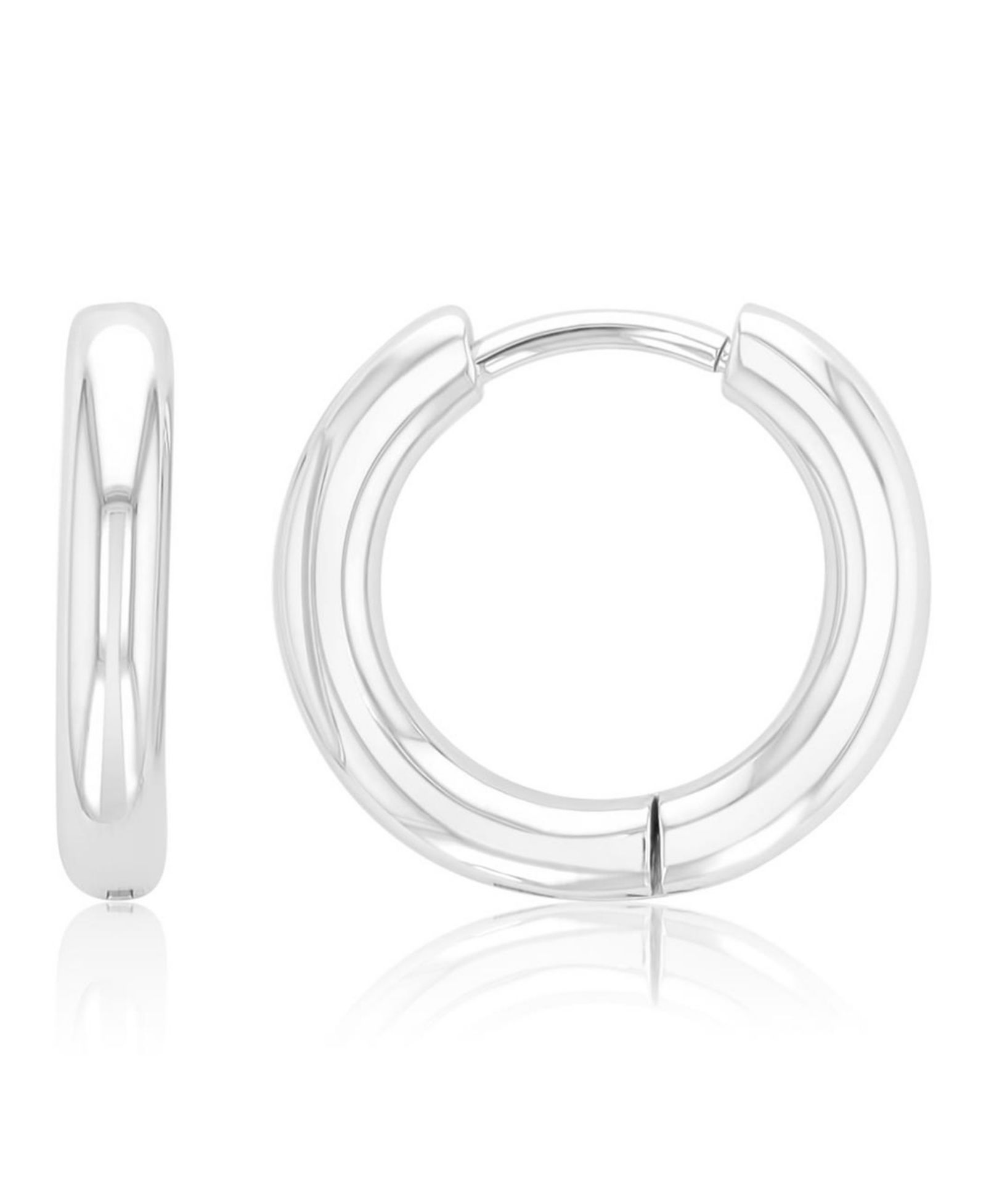 Водонепроницаемые серьги-кольца ROXY Platinum 14mm