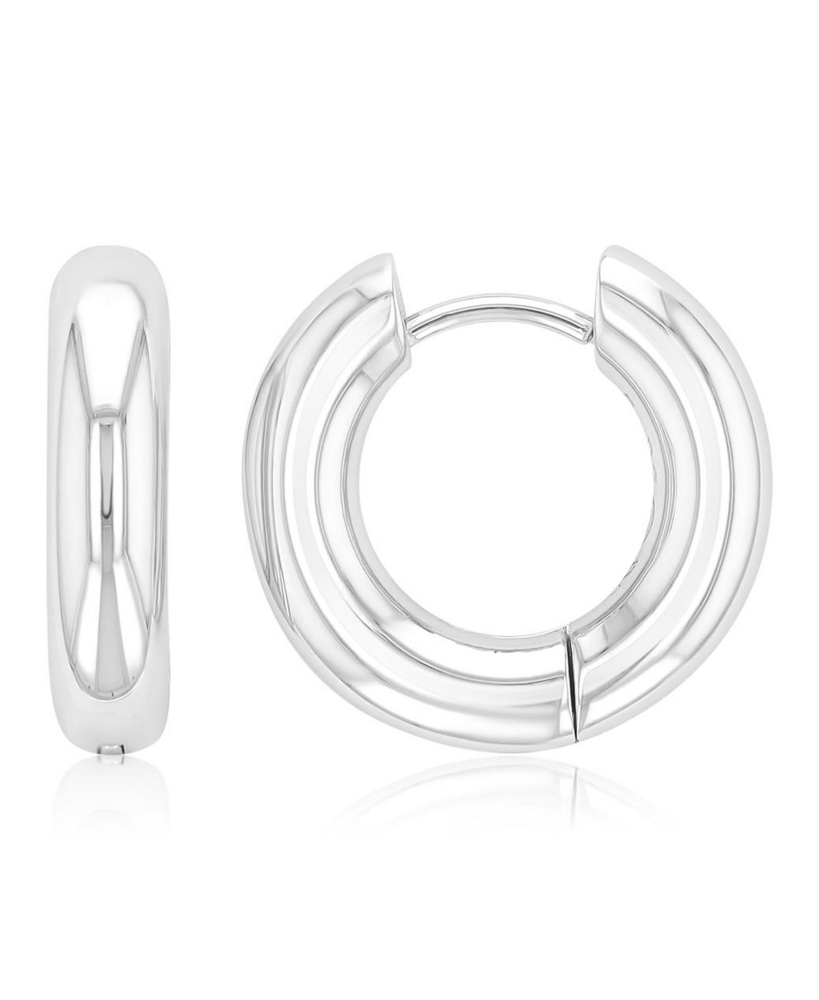 ROXY водонепроницаемые серьги-кольца Platinum 12mm Huggie