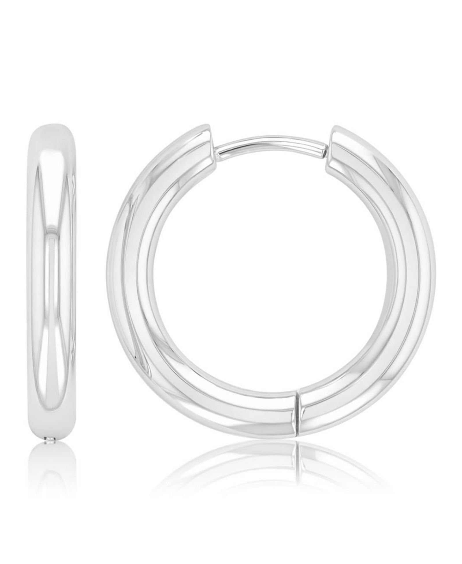 Серьги-кольца ROXY Waterproof Platinum 19mm Huggie