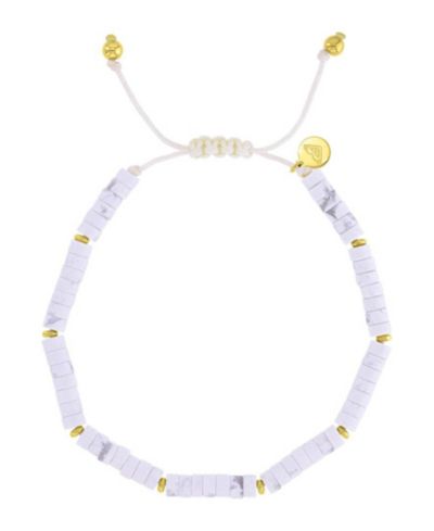 Roxy водонепроницаемый браслет Yellow White Turquoise Marble Adjustable