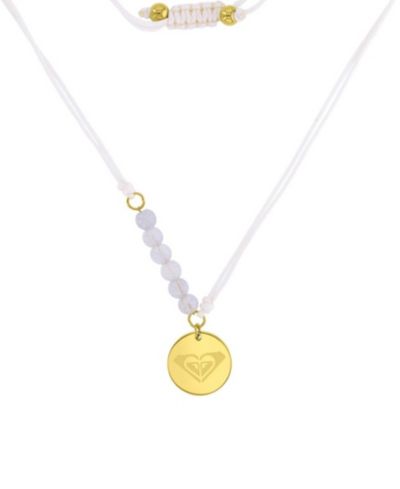 ROXY водонепроницаемый кулон с лабрадоритом Yellow Heart