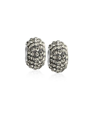 Bling Jewelry Crystal Charm Bead Sterling Silver 4-Piece Set