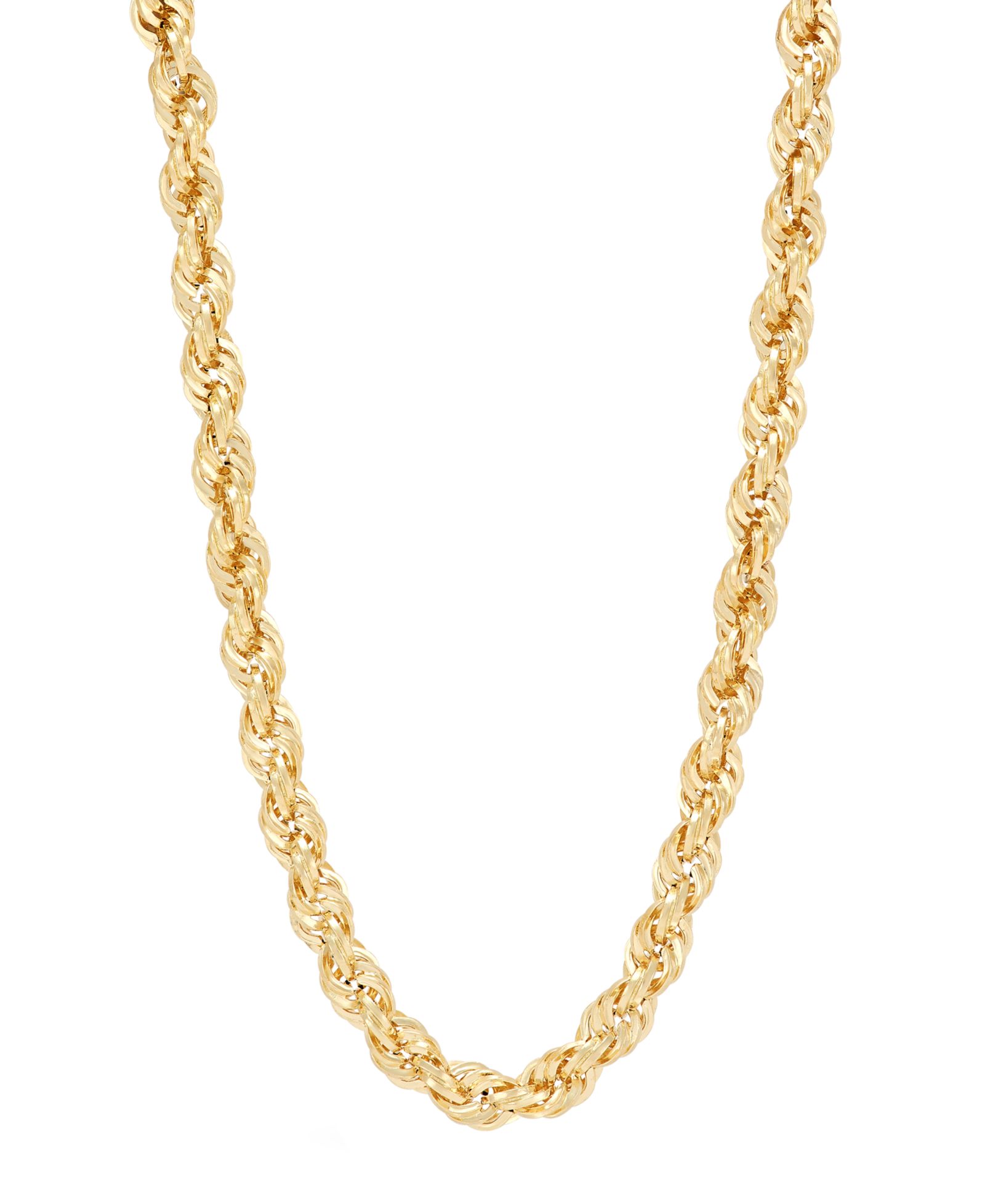 Ожерелье Rope Chain 22" из 14k Yellow Gold (3.85mm)