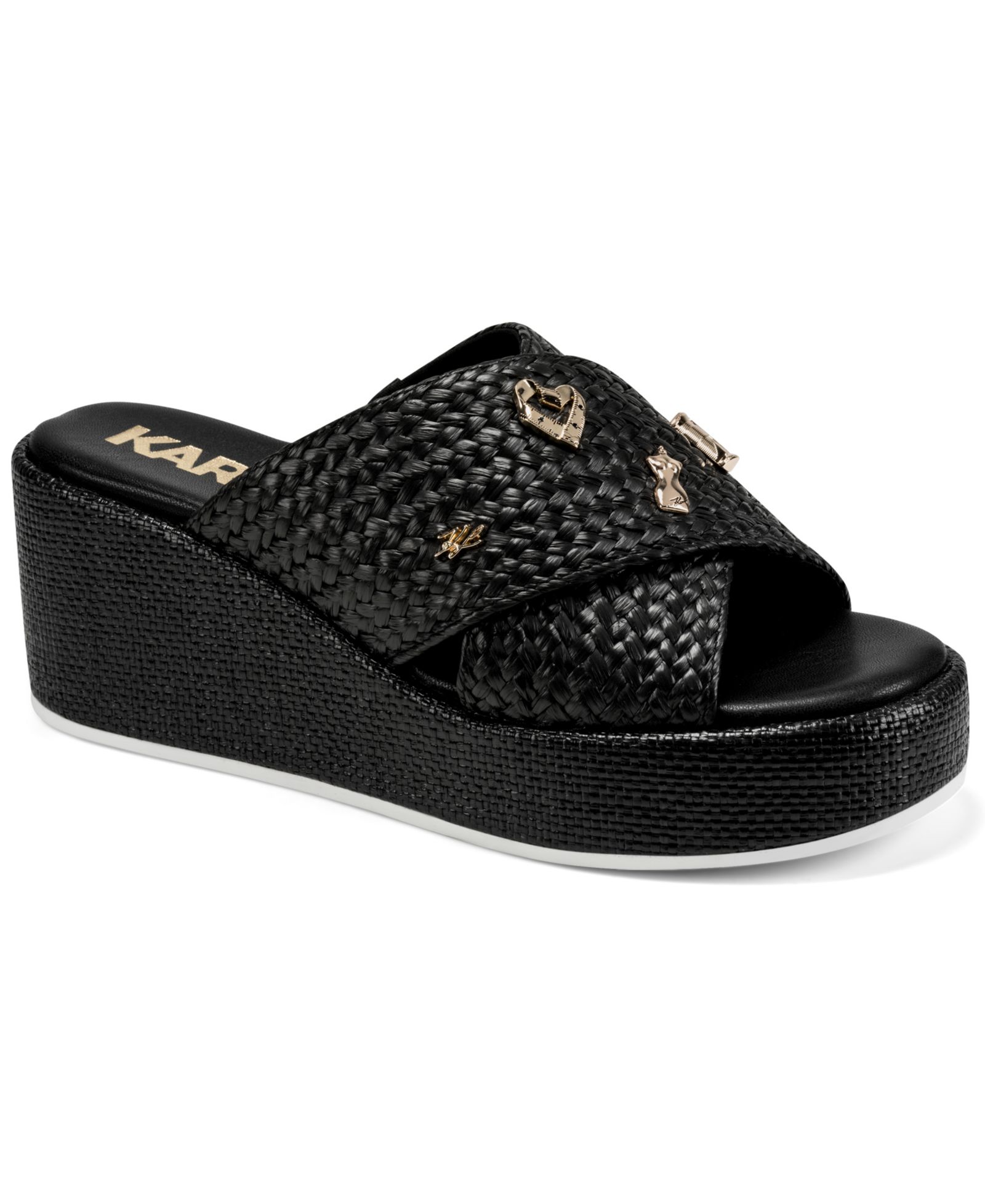 KARL LAGERFELD PARIS Женские босоножки на танкетке Caleigh Atelier Slip-On X Band