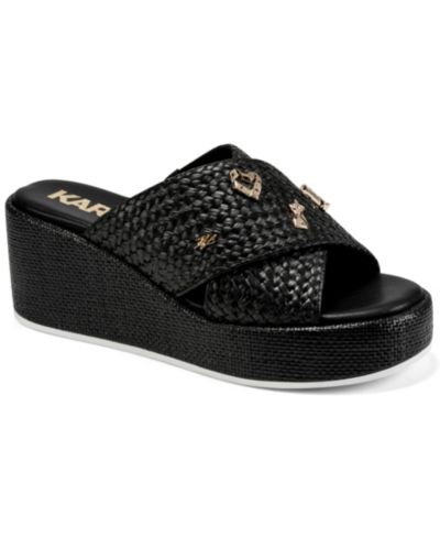 KARL LAGERFELD PARIS Женские босоножки на танкетке Caleigh Atelier Slip-On X Band