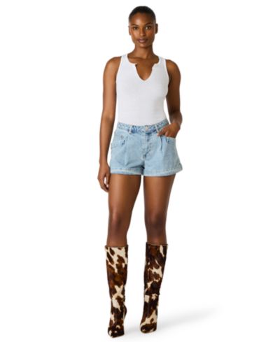 Steve Madden Женские шорты с высокой посадкой