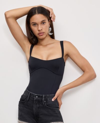 Good American Женский боди с вырезом Sweetheart Neck Tank