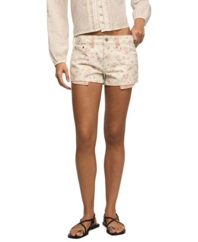 Шорты Lucky Brand Women's Festival Floral Print Mid-Rise