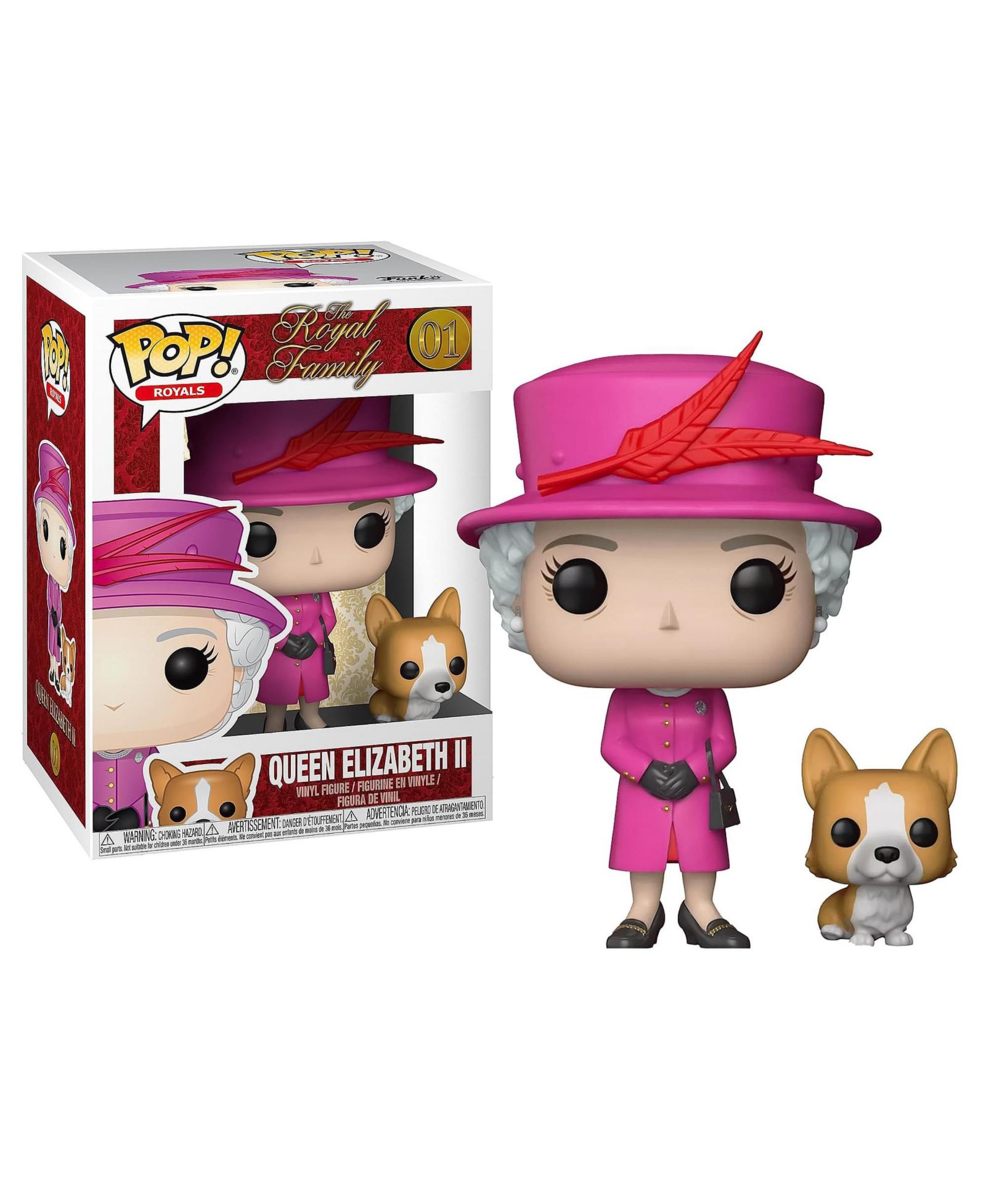 Виниговая фигурка Королевы Елизаветы II Funko Pop!, 3.75 дюйма, набор из 2 предметов, от 3 лет