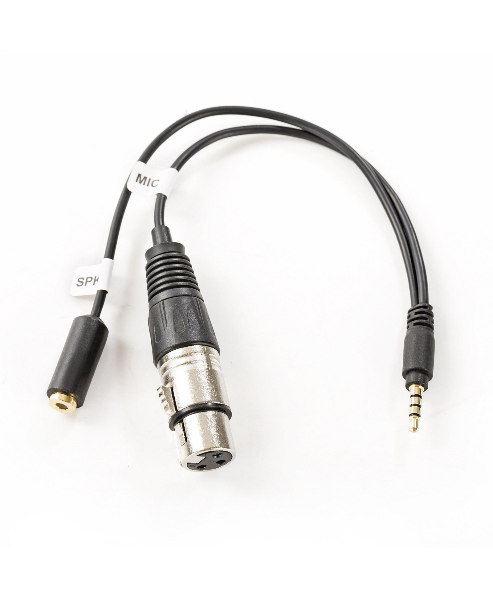 Movo TCB2 XLR Microphone to TRRS Smartphone Adapter for iPhone and Android