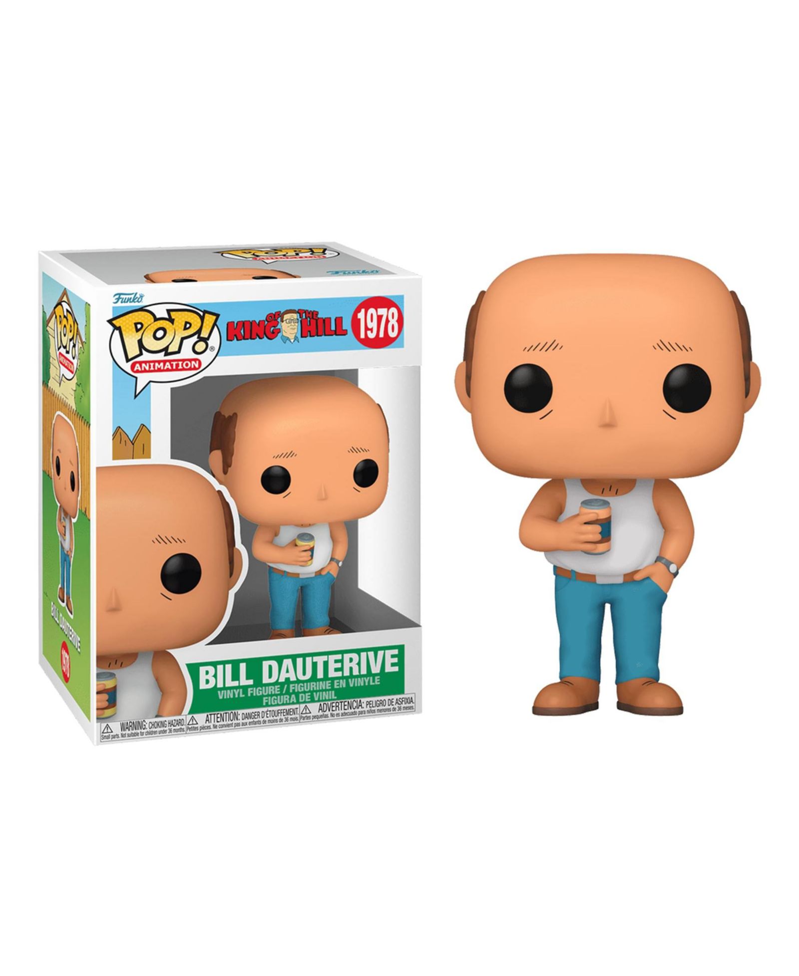 Виниловая фигурка Funko Pop! King of the Hill Bill Dauterive 3,75", 3+